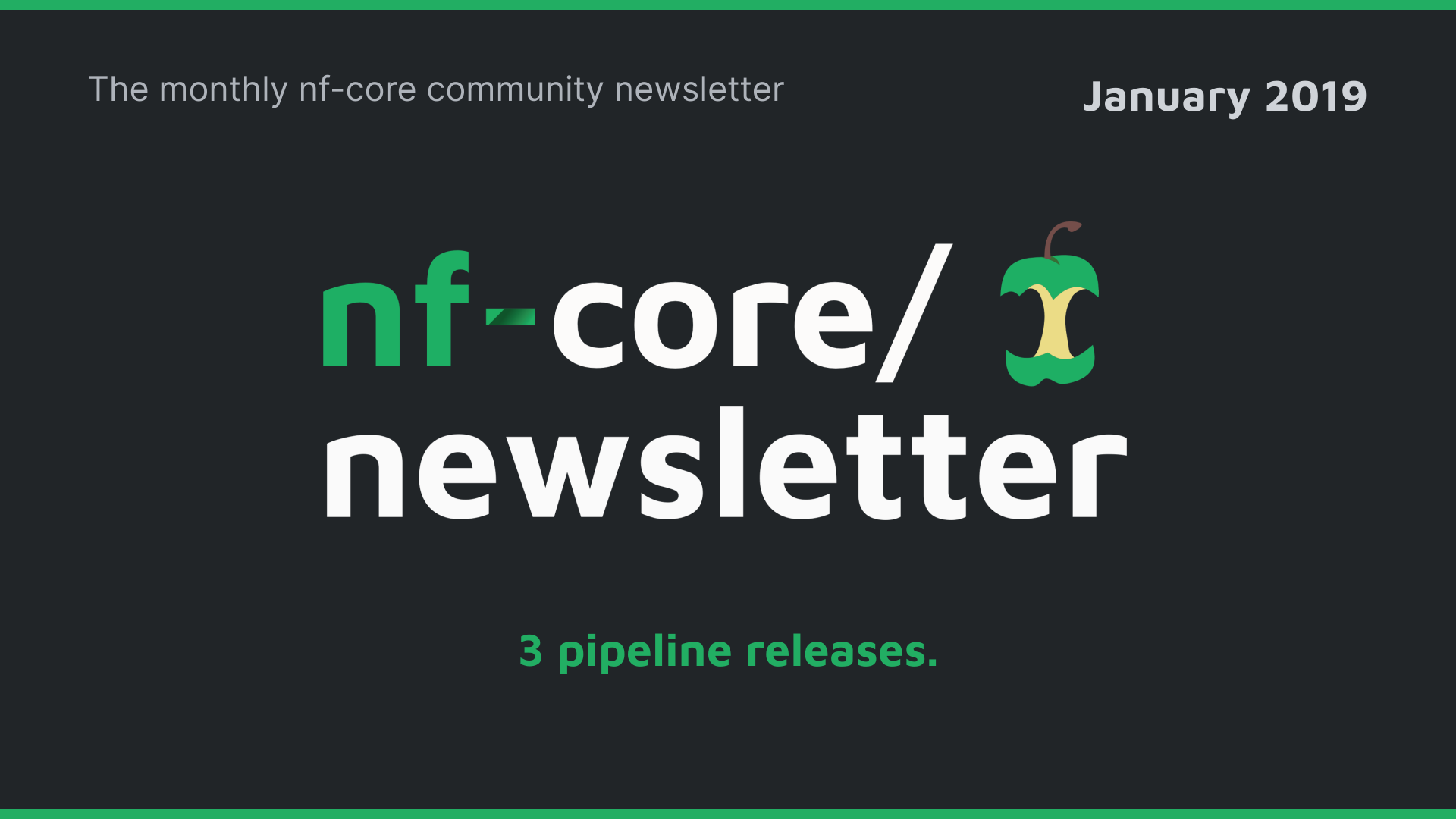 nf-core newsletter — January 2019