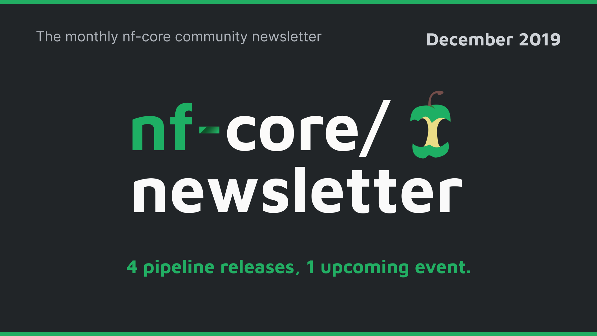 nf-core newsletter — December 2019