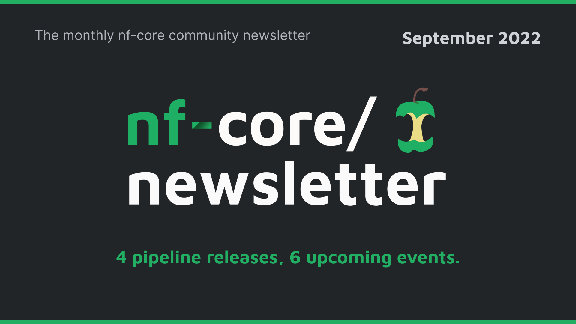 nf-core newsletter — September 2022