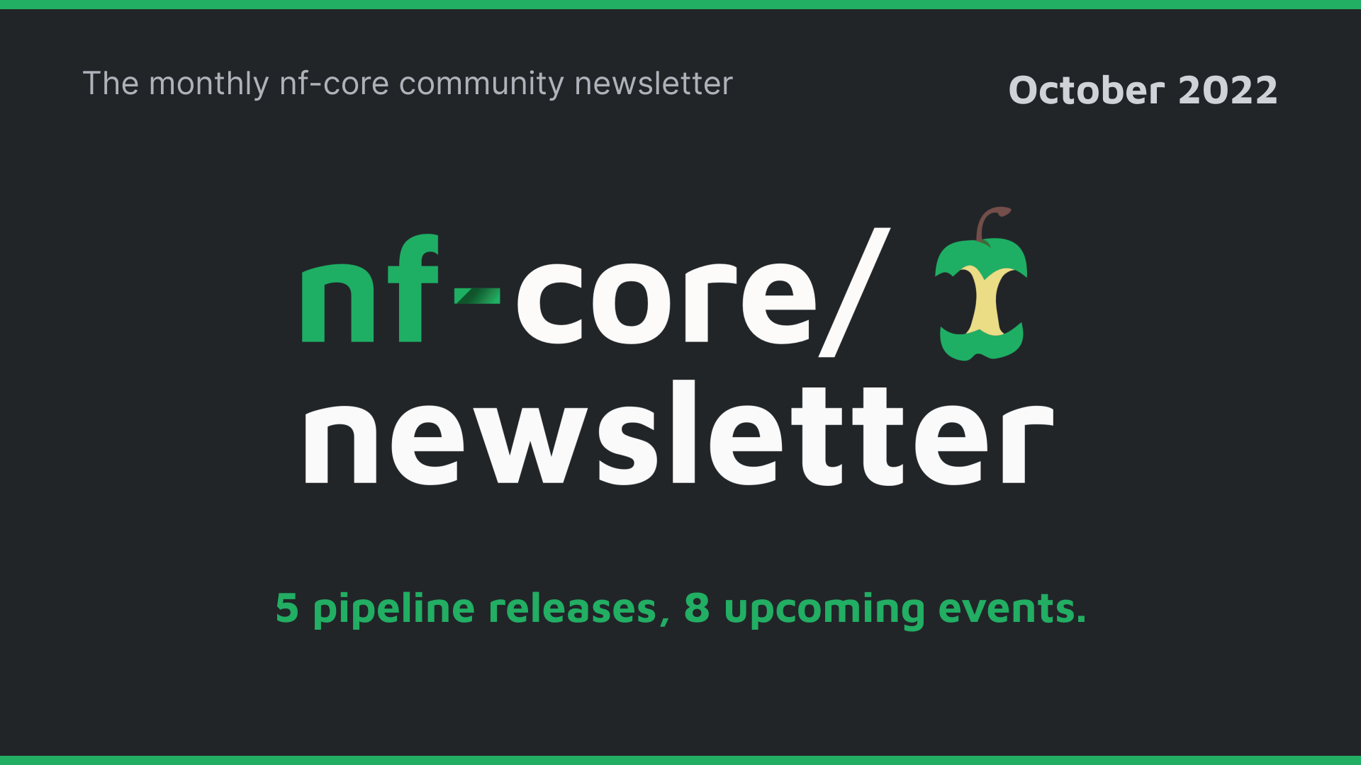 nf-core newsletter — October 2022