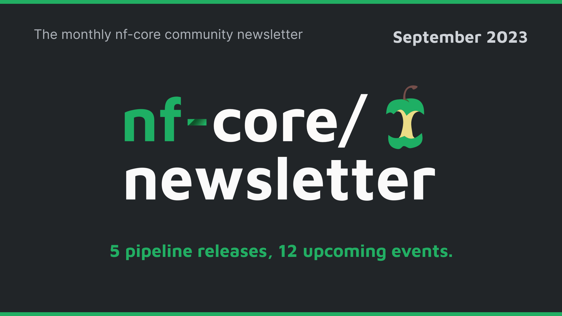 nf-core newsletter — September 2023