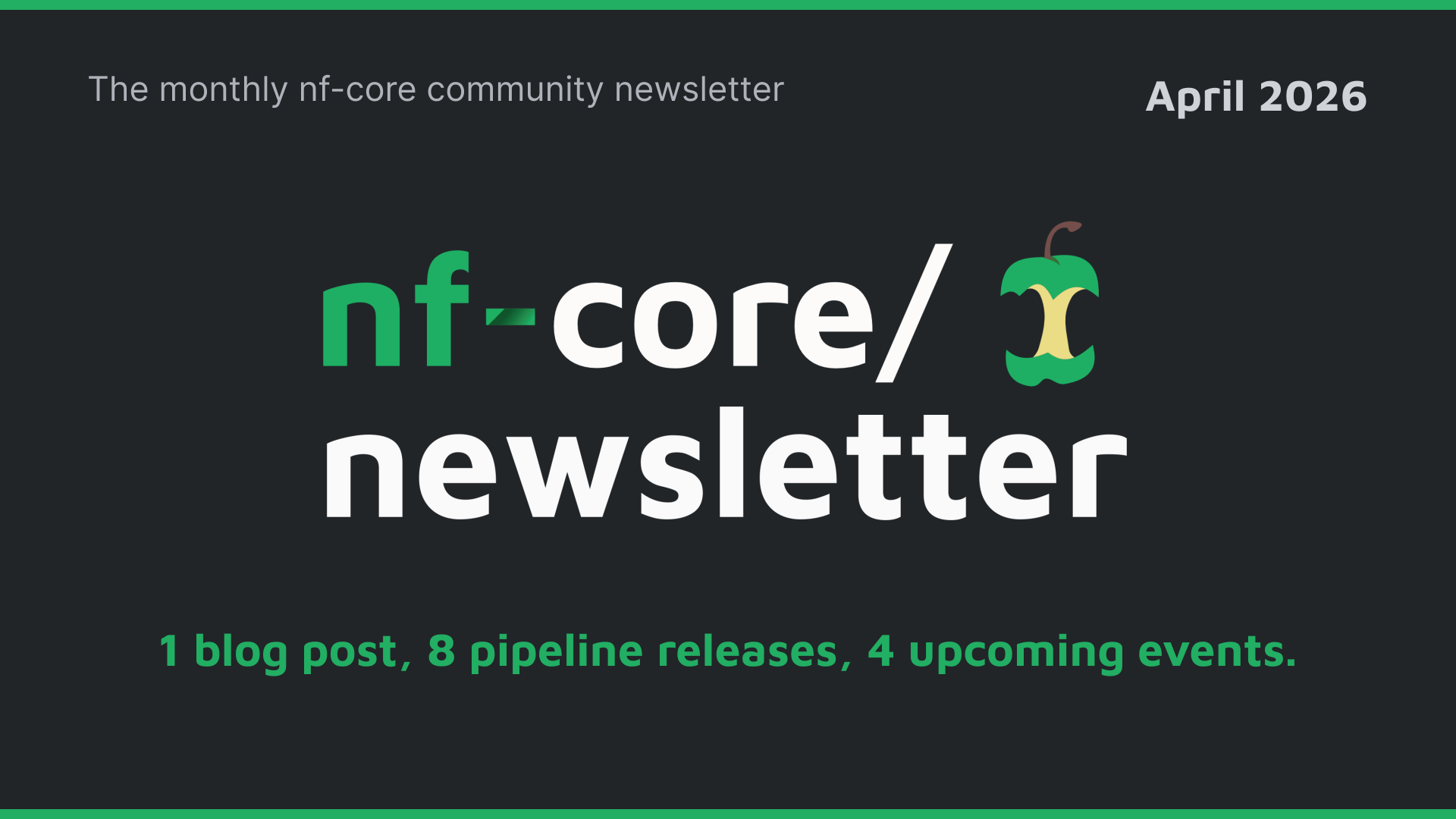 nf-core newsletter โ April 2026
